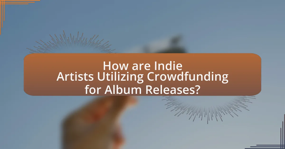 How are Indie Artists Utilizing Crowdfunding for Album Releases?