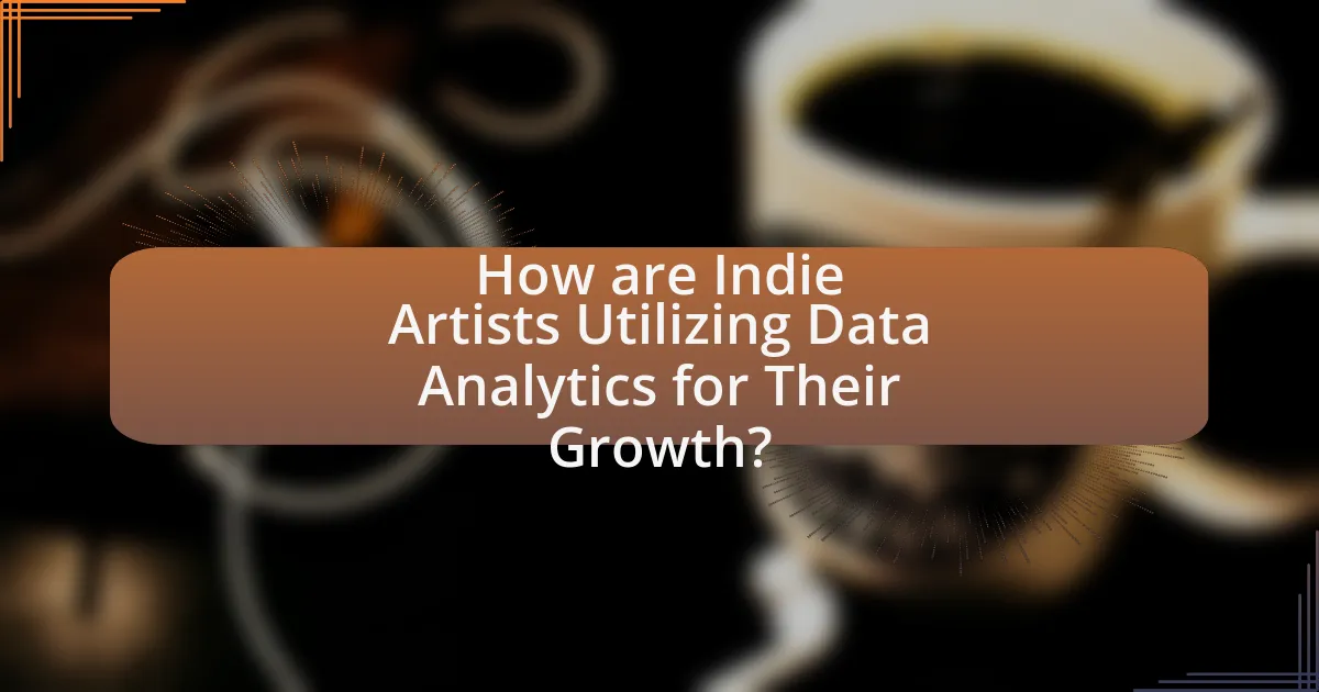 How are Indie Artists Utilizing Data Analytics for Their Growth?