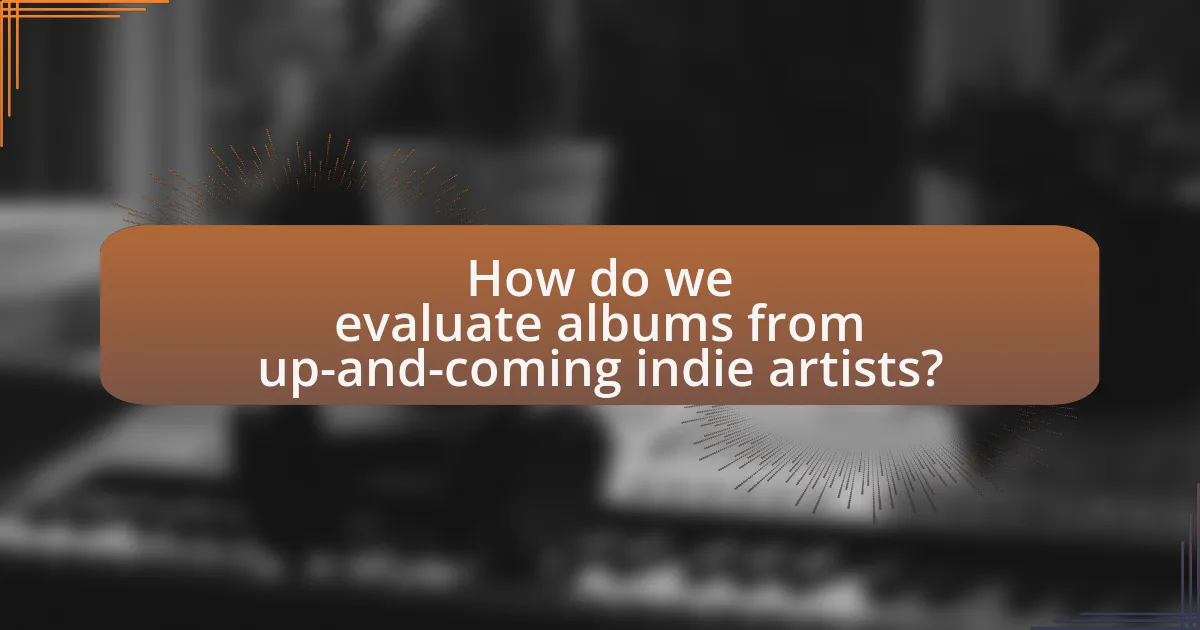 How do we evaluate albums from up-and-coming indie artists?