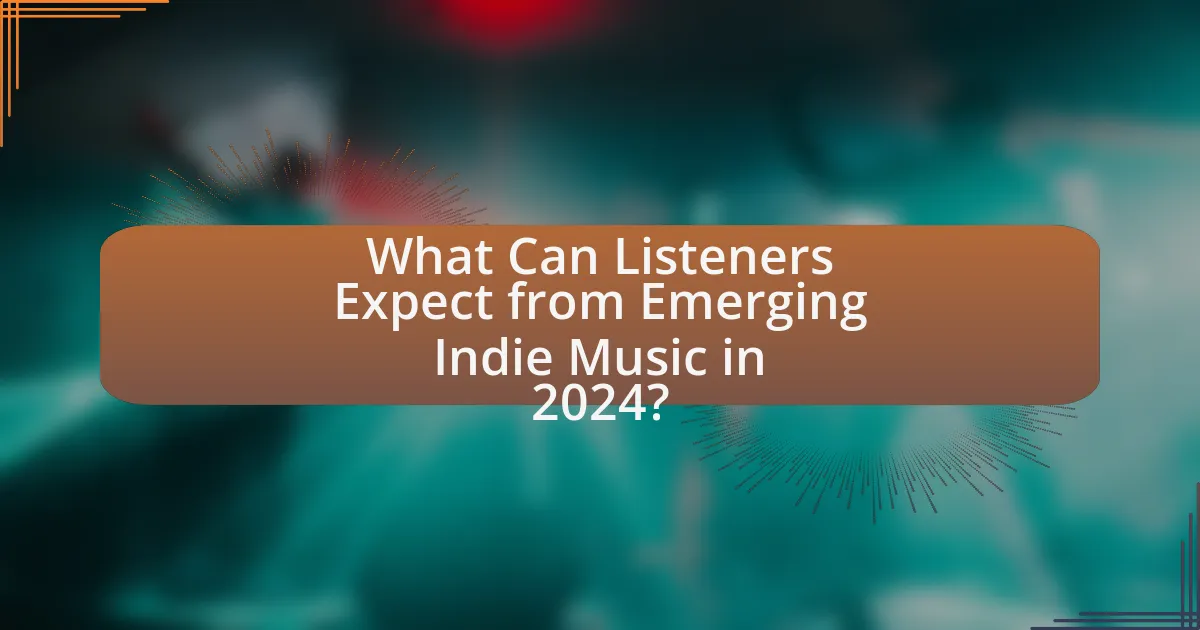 What Can Listeners Expect from Emerging Indie Music in 2024?