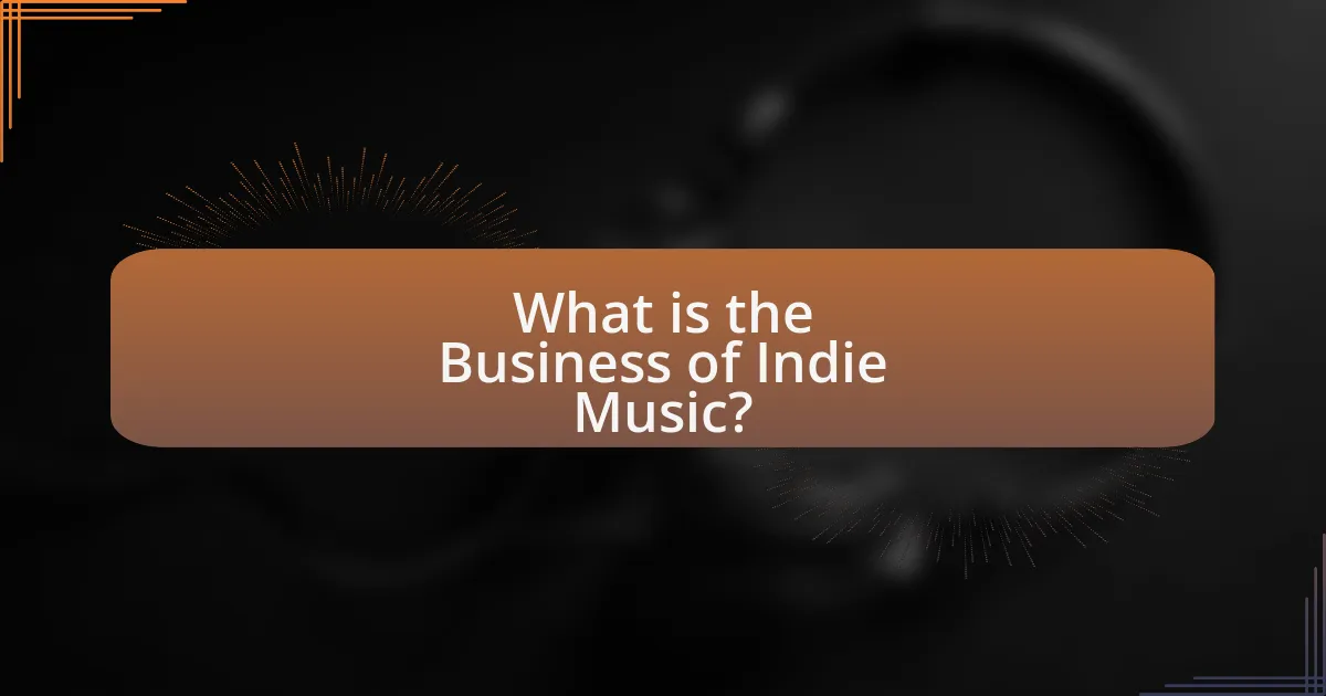 What is the Business of Indie Music?