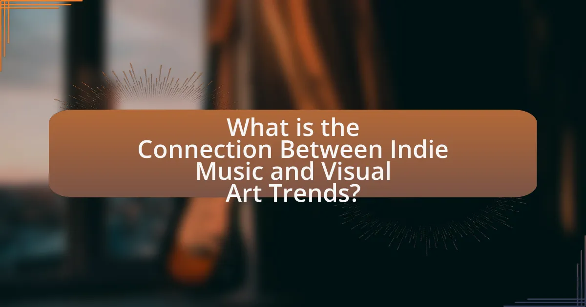 What is the Connection Between Indie Music and Visual Art Trends?