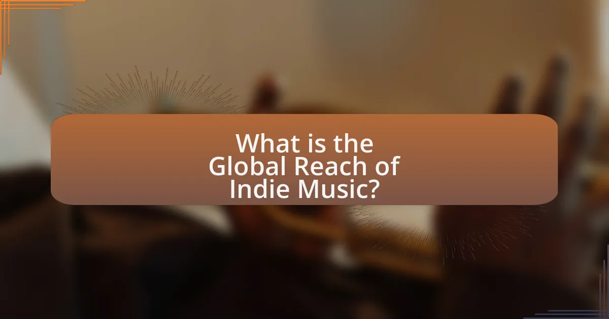 What is the Global Reach of Indie Music?