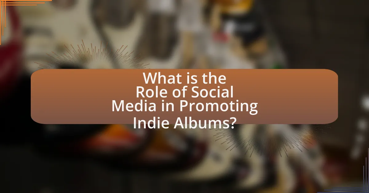 What is the Role of Social Media in Promoting Indie Albums?