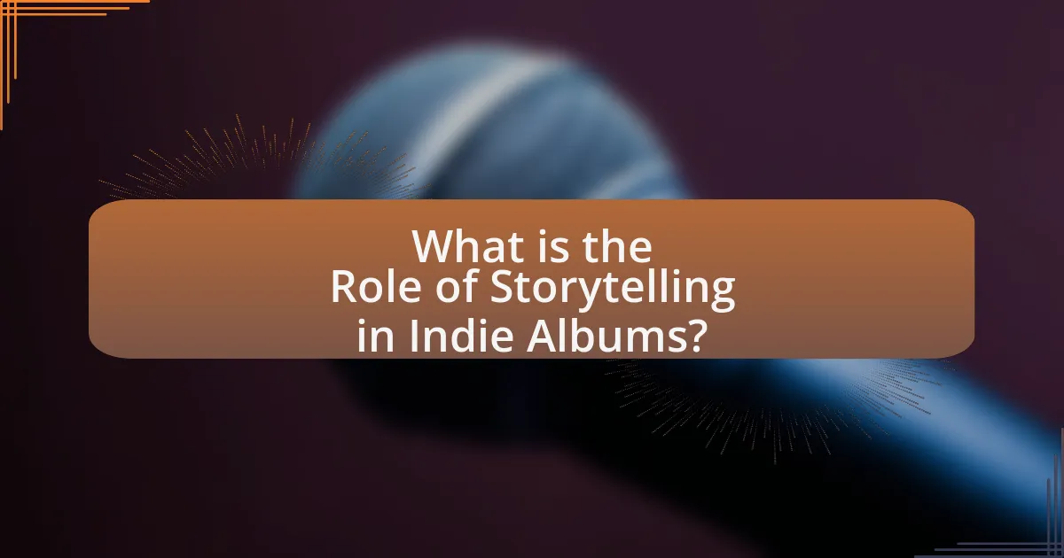 What is the Role of Storytelling in Indie Albums?
