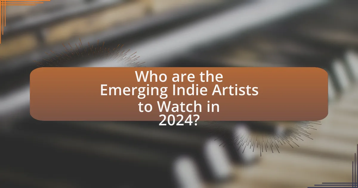 Who are the Emerging Indie Artists to Watch in 2024?